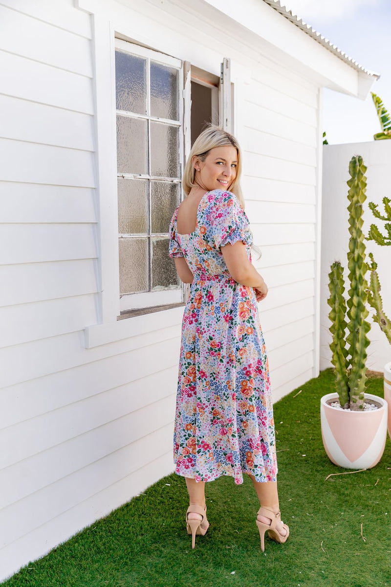 The Lotus Dress - Flower Bouquet