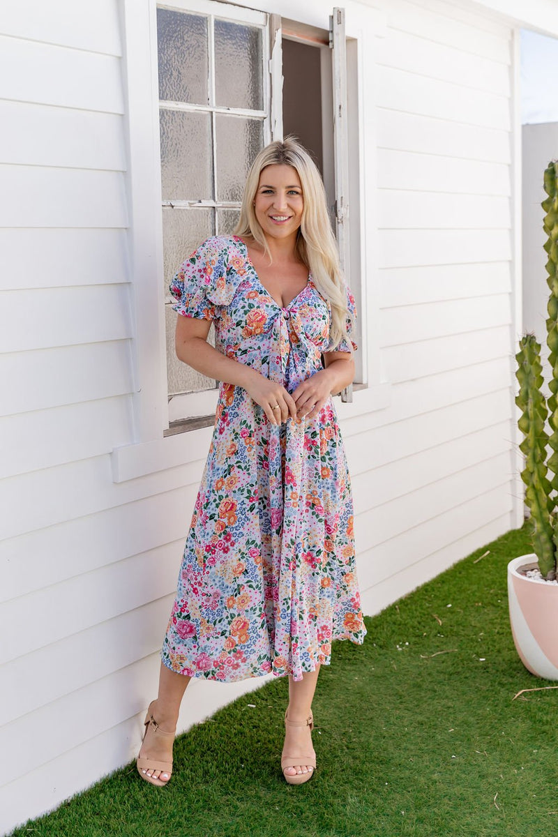 The Lotus Dress - Flower Bouquet