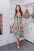 The Lotus Dress - Green Tea - Sparrow & Finch Boutique