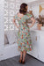 The Lotus Dress - Green Tea - Sparrow & Finch Boutique