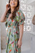 The Lotus Dress - Green Tea - Sparrow & Finch Boutique