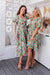 The Lotus Dress - Green Tea - Sparrow & Finch Boutique