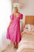 The Lotus Dress - Hot Pink - Sparrow & Finch Boutique