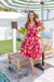 The Lotus Dress - Lush Pink - Sparrow & Finch Boutique