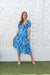 The Lotus Dress - Ocean Swirl - Sparrow & Finch Boutique