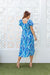 The Lotus Dress - Ocean Swirl - Sparrow & Finch Boutique