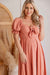 The Lotus Dress - Papaya - Sparrow & Finch Boutique