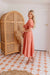 The Lotus Dress - Papaya - Sparrow & Finch Boutique