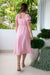 The Lotus Dress - Pinstripe Pink - Sparrow & Finch Boutique