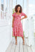 The Lotus Dress - Springtime Pink - Sparrow & Finch Boutique
