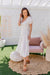 The Lotus Dress - White - Sparrow & Finch Boutique