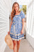 The Lucina Dress - Carolina Blue - Sparrow & Finch Boutique