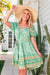 The Lucina Dress - Woodland Green - Sparrow & Finch Boutique
