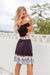 The Lucy Crop Top - Navy - Sparrow & Finch Boutique