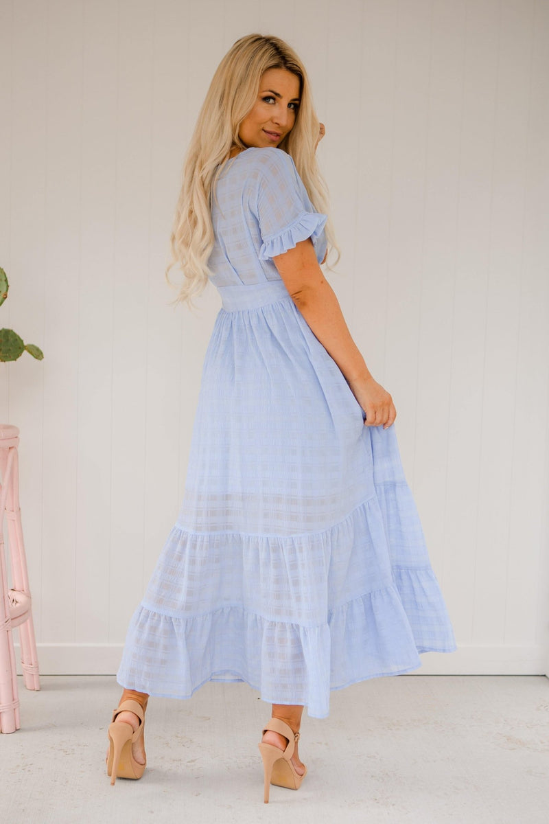 The Luisa Dress - Baby Blue