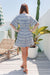The Macy Dress - Blue Safari - Sparrow & Finch Boutique