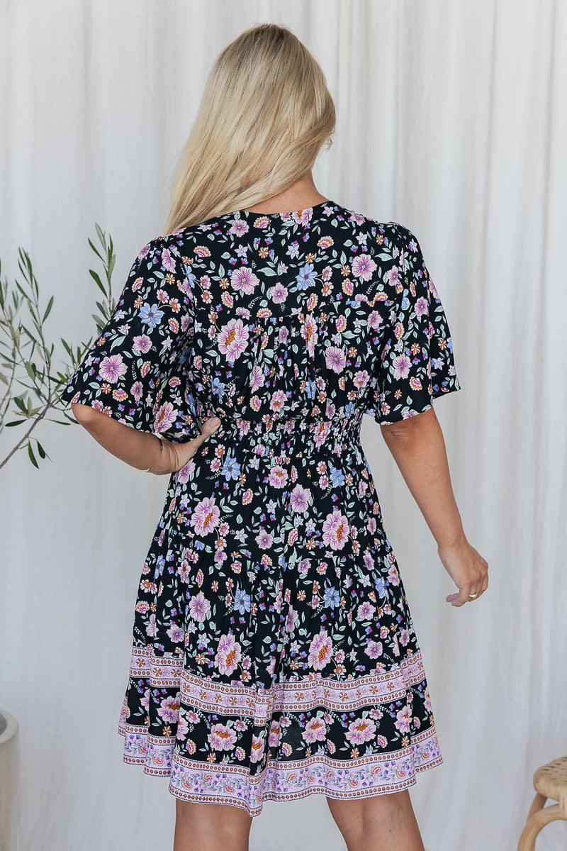 The Macy Dress - Dark Garden