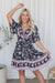 The Macy Dress - Dark Garden - Sparrow & Finch Boutique