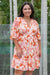 The Macy Dress - Floral Peach - Sparrow & Finch Boutique
