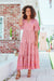 The Marina Dress - Pink Fluorite - Sparrow & Finch Boutique