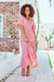 The Marina Dress - Pink Fluorite - Sparrow & Finch Boutique