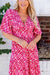 The Marina Dress - Retro Pink - Sparrow & Finch Boutique