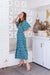 The Marina Dress - Retro Teal - Sparrow & Finch Boutique