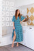 The Marina Dress - Retro Teal - Sparrow & Finch Boutique