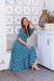 The Marina Dress - Retro Teal - Sparrow & Finch Boutique