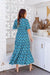 The Marina Dress - Retro Teal - Sparrow & Finch Boutique