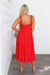 The Marisol Dress - Radiant Red - Sparrow & Finch Boutique