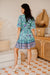 The Melanie Wrap Dress - Gypsy Green - Sparrow & Finch Boutique