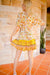 The Melanie Wrap Dress - Persian Gold - Sparrow & Finch Boutique