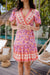 The Melanie Wrap Dress - Sherbet Pink - Sparrow & Finch Boutique