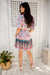 The Melanie Wrap Dress - White Dreams - Sparrow & Finch Boutique