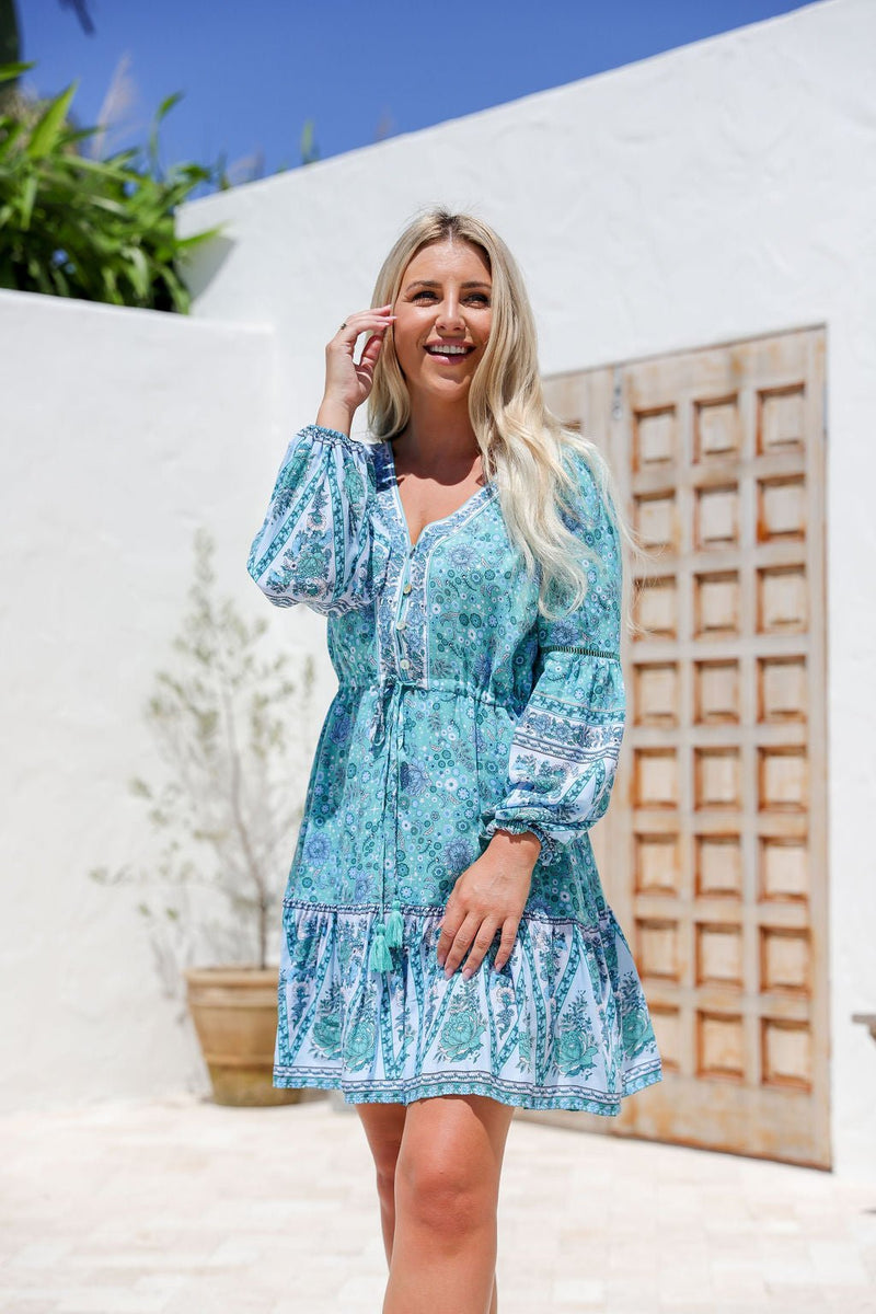 The Mera Dress - Aqua Breeze
