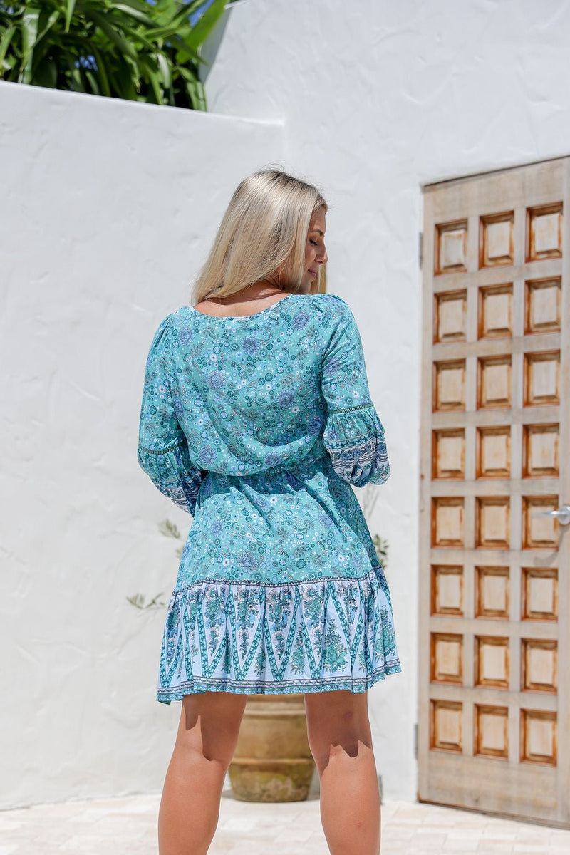 The Mera Dress - Aqua Breeze