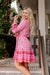 The Mera Dress - Flamingo - Sparrow & Finch Boutique