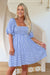 The Mica Dress - Striped Blue - Sparrow & Finch Boutique