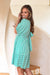 The Mica Dress - Striped Peppermint - Sparrow & Finch Boutique