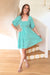 The Mica Dress - Striped Peppermint - Sparrow & Finch Boutique