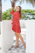 The Natalie Dress - Blood Orange - Sparrow & Finch Boutique