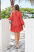 The Natalie Dress - Blood Orange - Sparrow & Finch Boutique