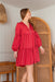 The Natalie Dress - Candy Apple - Sparrow & Finch Boutique
