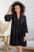The Natalie Dress - Ebony - Sparrow & Finch Boutique