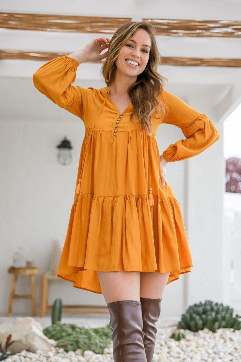 The Natalie Dress - Lemon Fizz