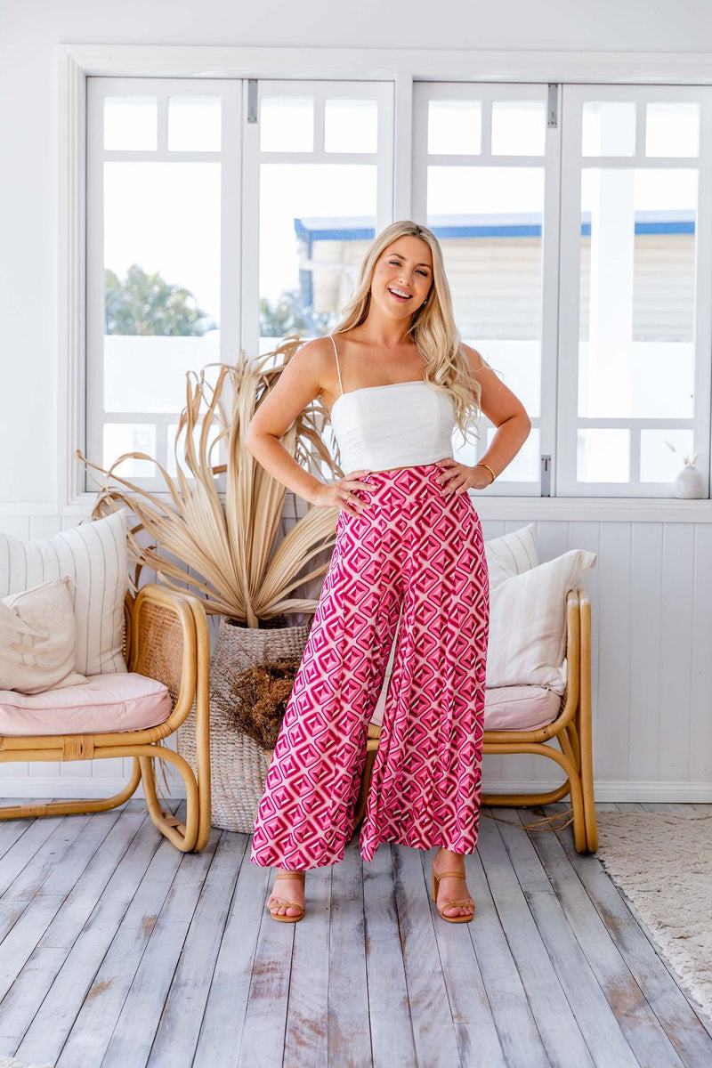 The Nova Pants - Retro Pink