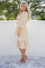 The Odette Dress - Cream Gingham - Sparrow & Finch Boutique