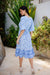 The Odette Dress - Pacific Blue - Sparrow & Finch Boutique