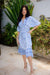 The Odette Dress - Pacific Blue - Sparrow & Finch Boutique